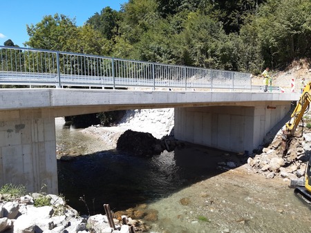 Most Hruševo po izgradnji